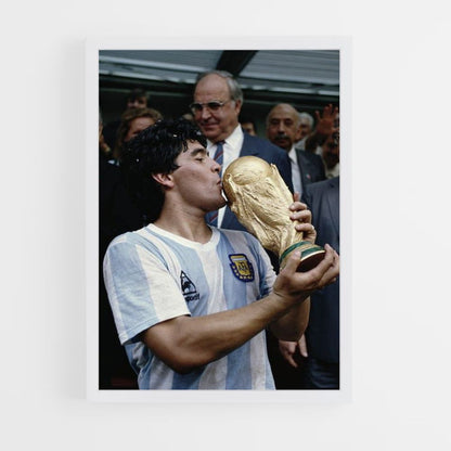 Affiche Diego Maradona-beker