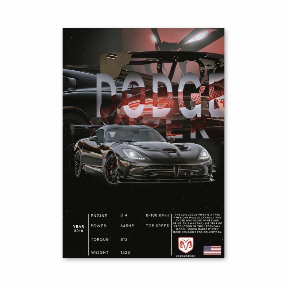 Poster Dodge Viper