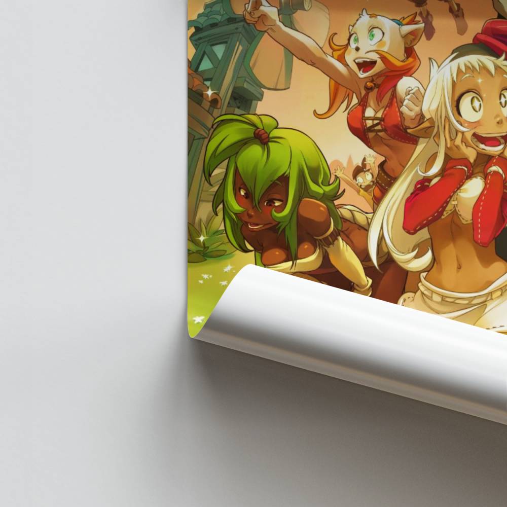 Poster Dofus-kleuren