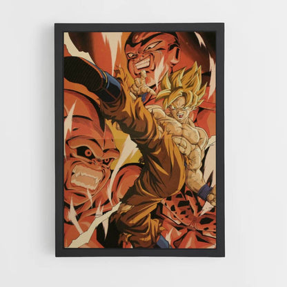 Poster Goku vs Frieza vs Boo: editie 1993