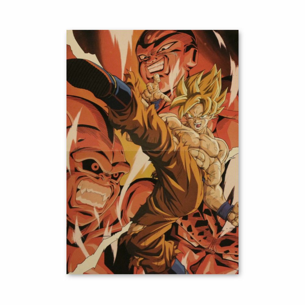 Poster Goku vs Frieza vs Boo: editie 1993