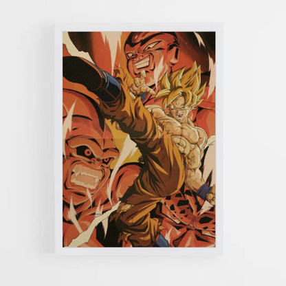 Poster Goku vs Frieza vs Boo: editie 1993