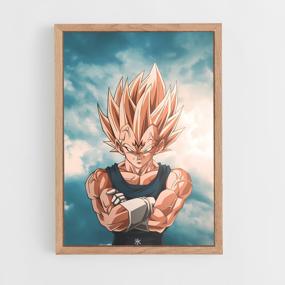 dragon-ball-16 cadre Bois clair