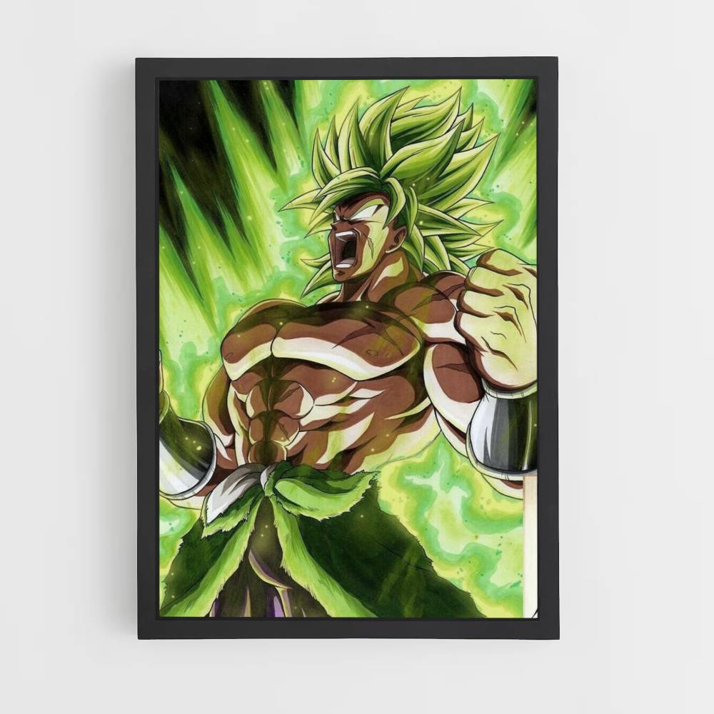 Poster Broly woede