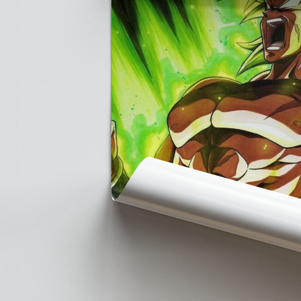 Poster Broly woede