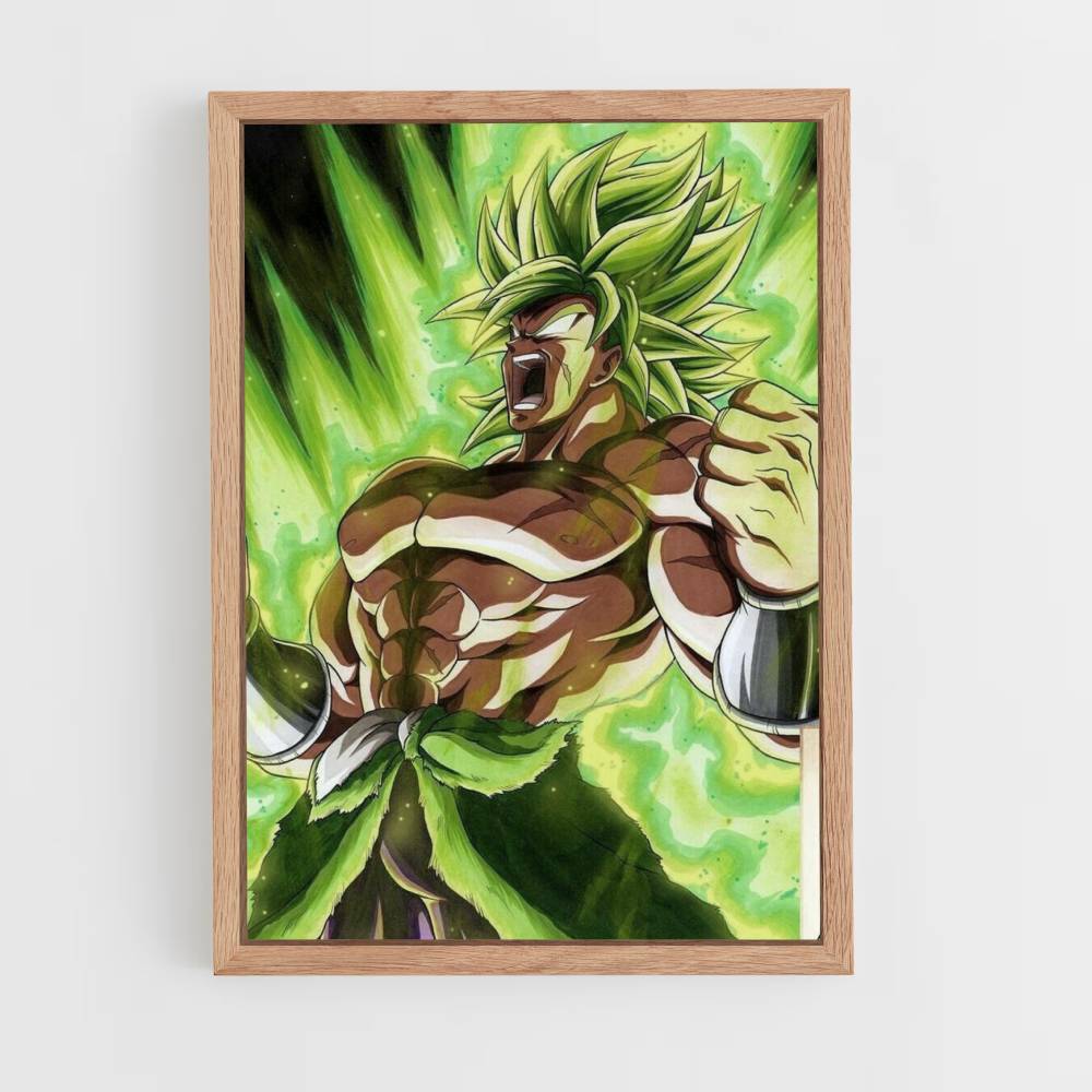 Poster Broly woede