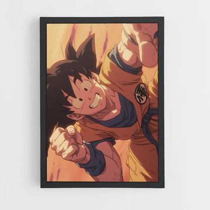 Poster Goku-glimlach