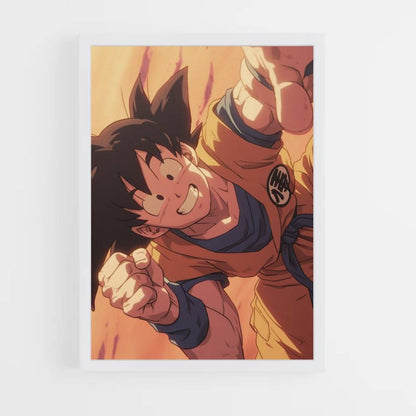 Poster Goku-glimlach