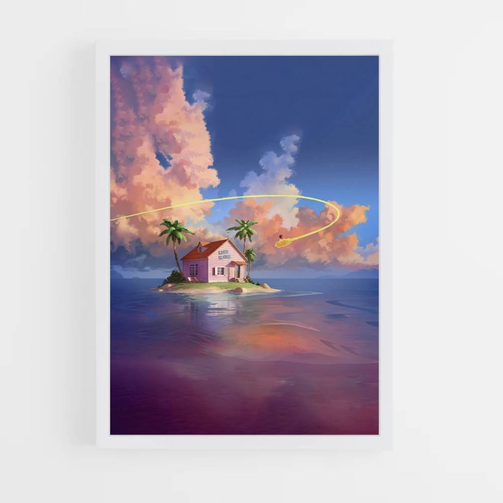 Magische wolk oceaan poster