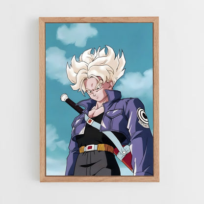 dragon-ball-28 cadre Bois clair