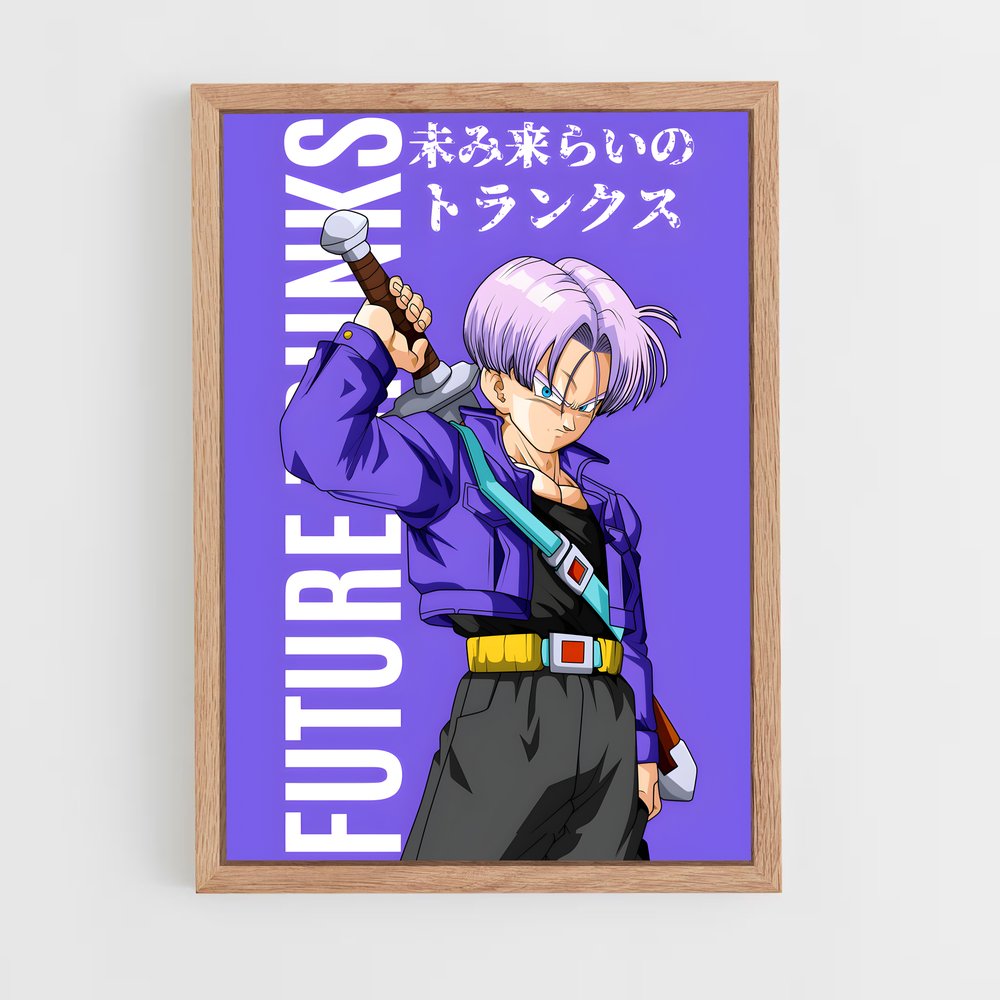 dragon-ball-29 cadre Bois clair