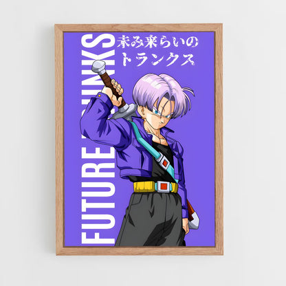 dragon-ball-29 cadre Bois clair