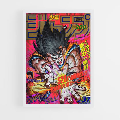 dragon-ball-8 cadre Blanc