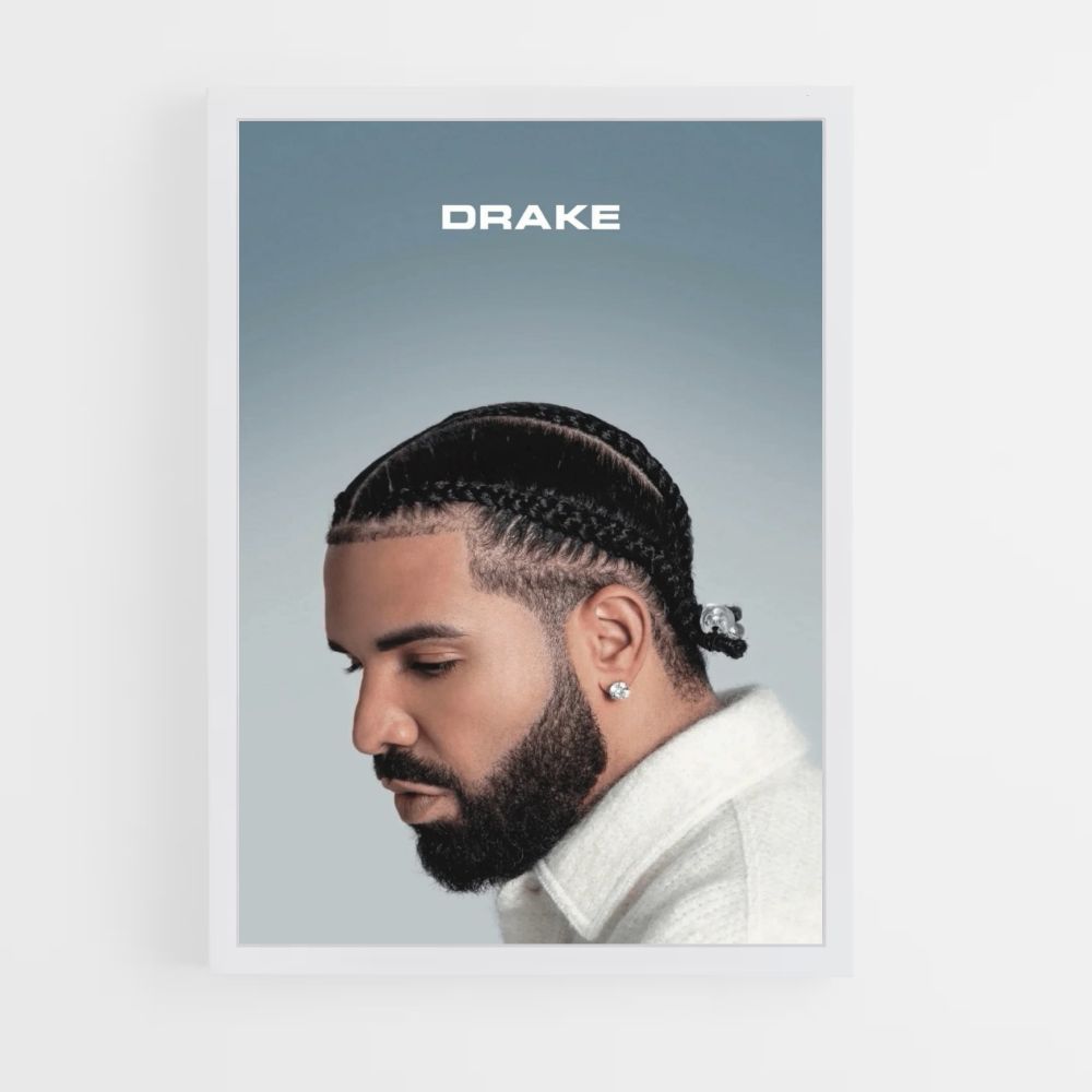 Poster Portret van Drake