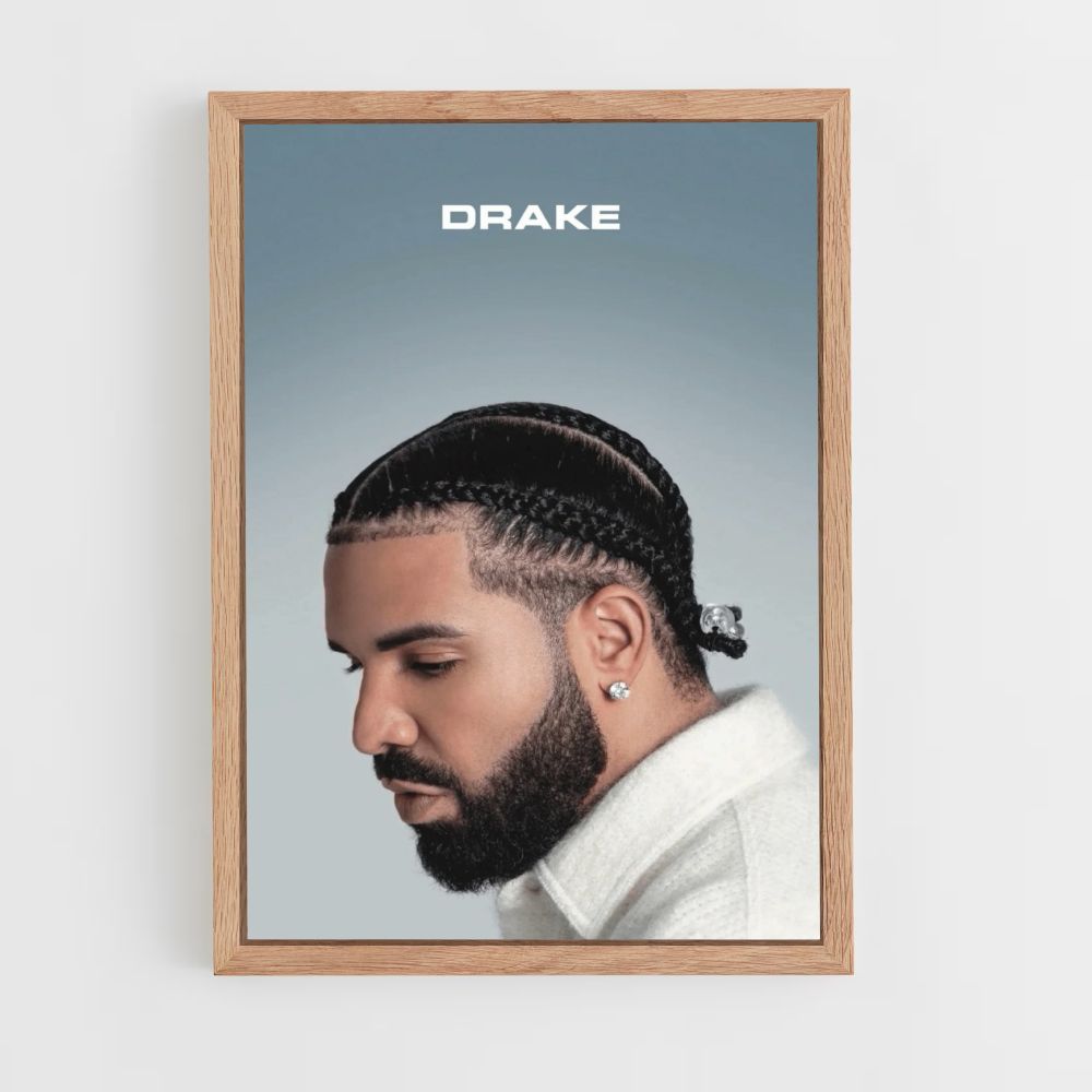 Poster Portret van Drake