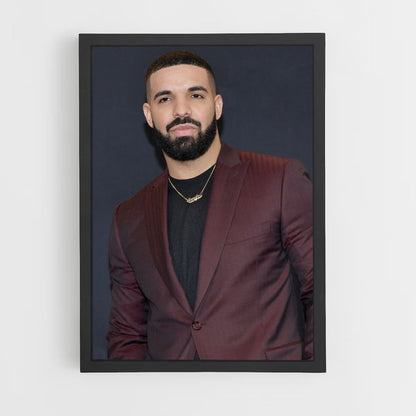 Blauwe Drake-poster