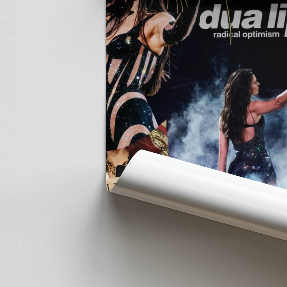 Affiche Dua Lipa Radicaal optimisme