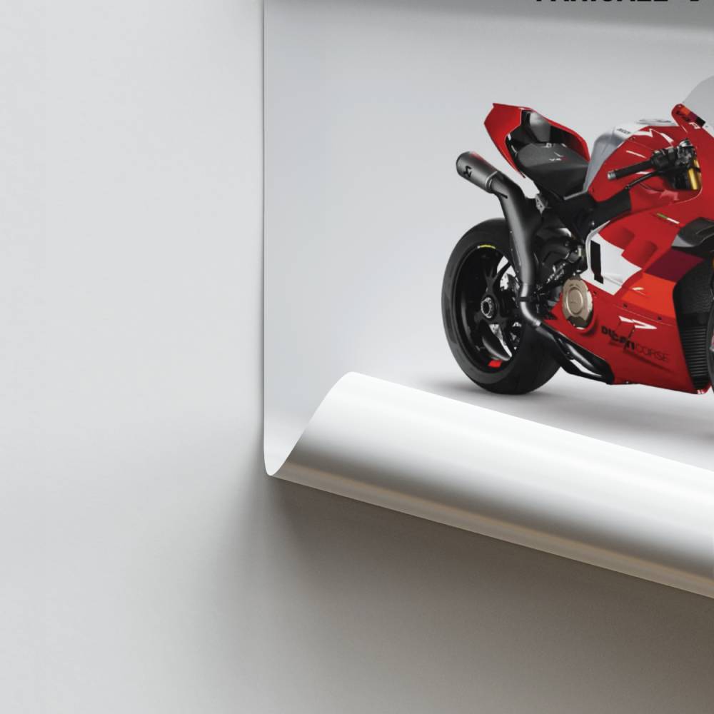 Poster Ducati Panigale V4R-blad