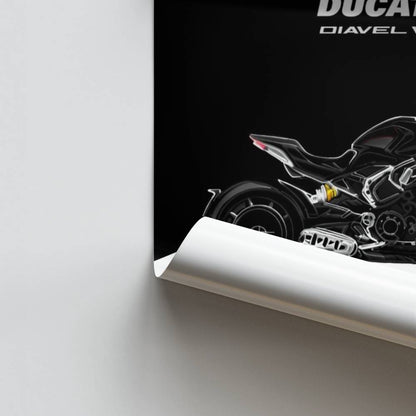 Affiche Ducati Diavel V4