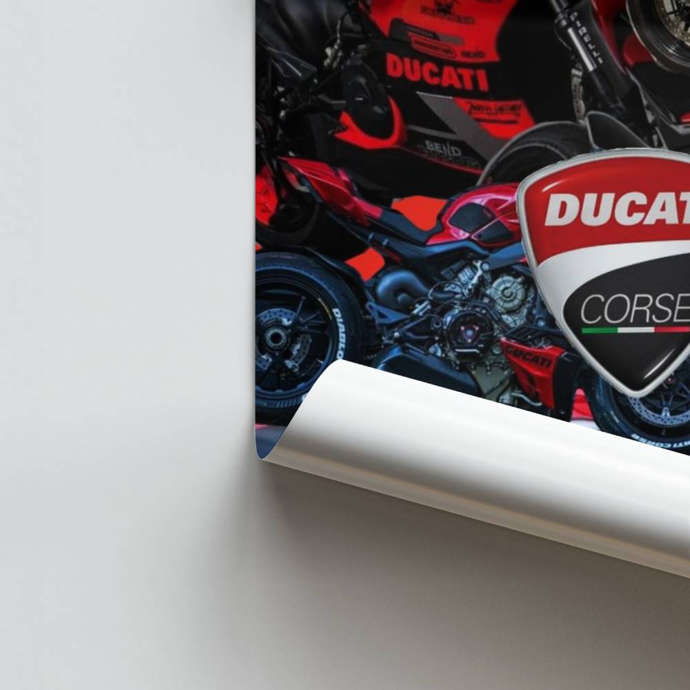 Affiche Ducati Corse