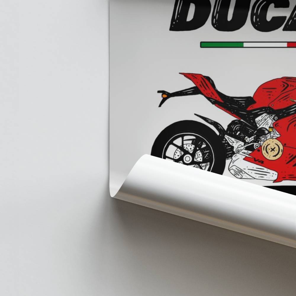 Affiche Ducati Italië