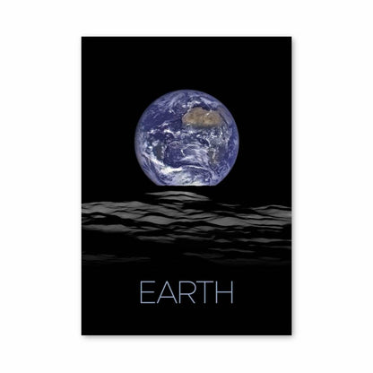 Poster Terre depuis la Lune