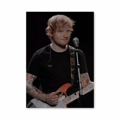 Poster Ed Sheeran gitaar