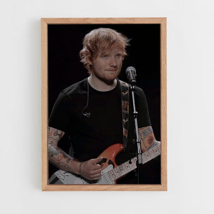 Poster Ed Sheeran gitaar