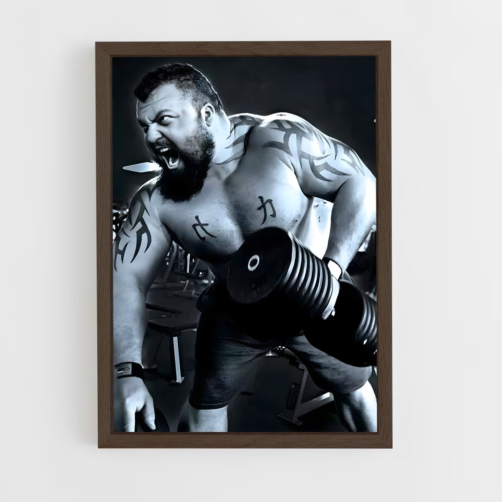eddie-hall-1 cadre Bois foncé