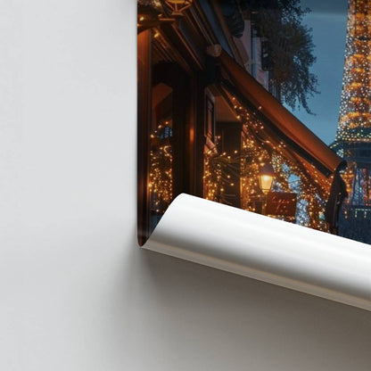 Poster Eiffeltoren café
