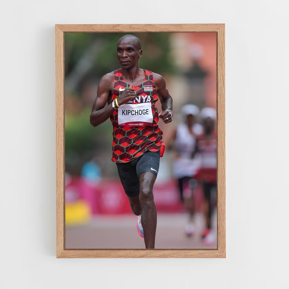 eliud-kipchoge-10 cadre Bois clair