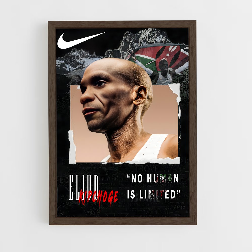 eliud-kipchoge-2 cadre Bois foncé