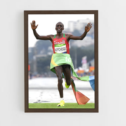 eliud-kipchoge-3 cadre Bois foncé
