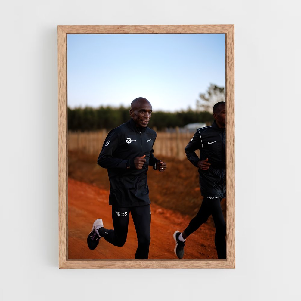 eliud-kipchoge-4 cadre Bois clair
