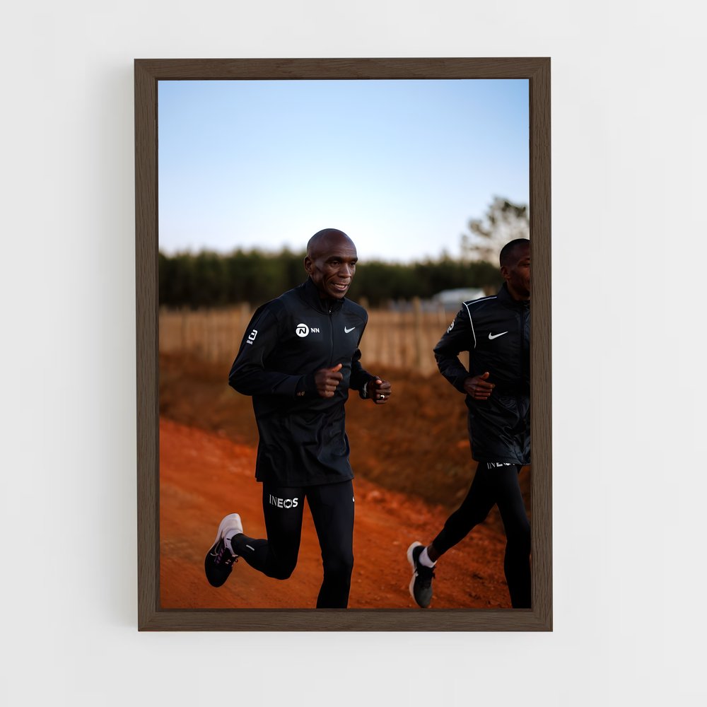 eliud-kipchoge-4 cadre Bois foncé