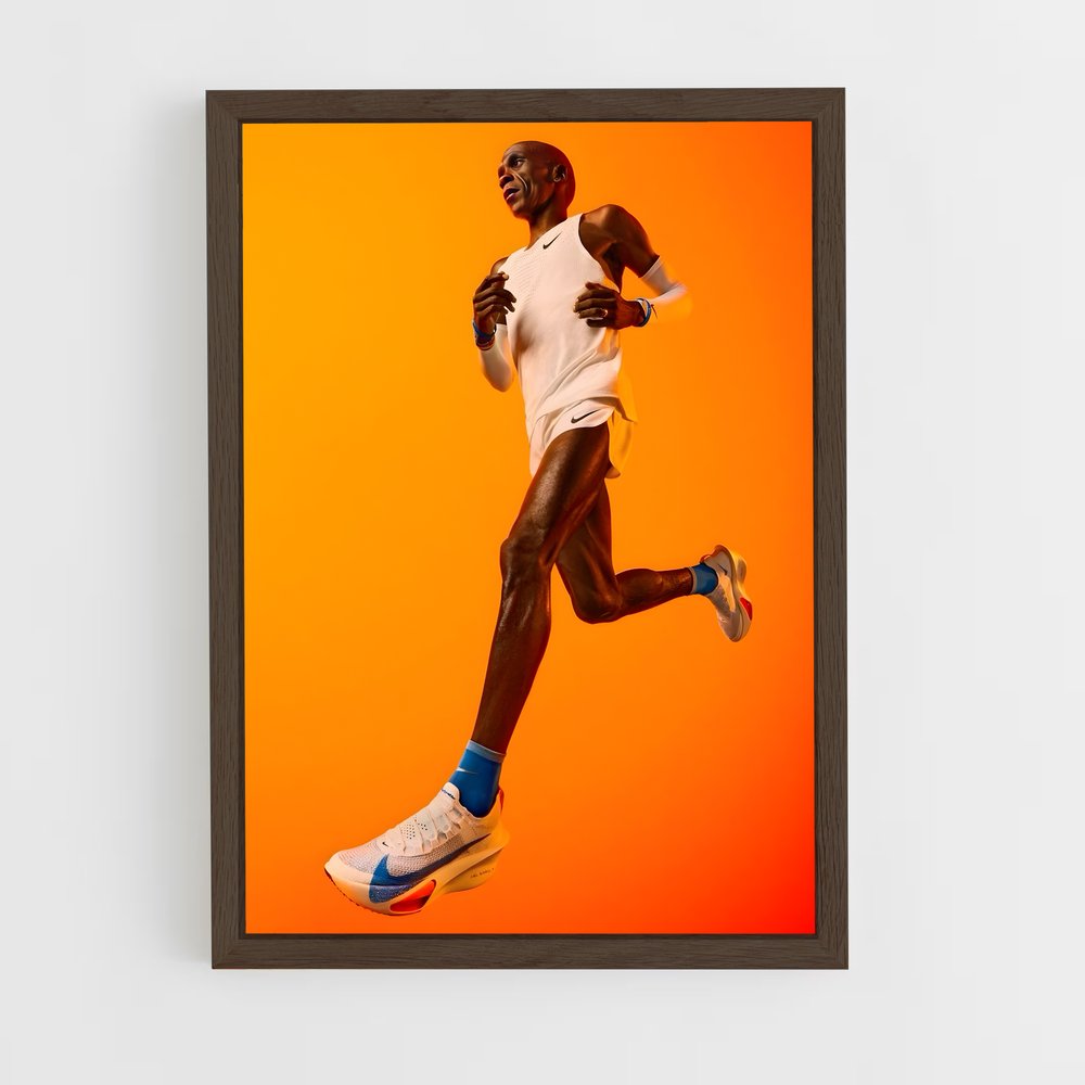eliud-kipchoge-5 cadre Bois foncé