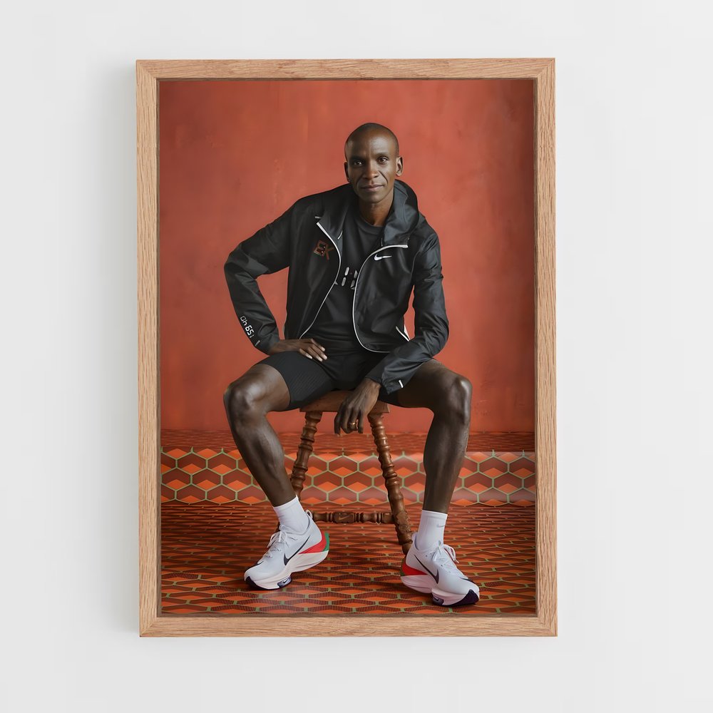 eliud-kipchoge-7 cadre Bois clair