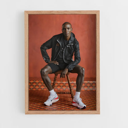 eliud-kipchoge-7 cadre Bois clair