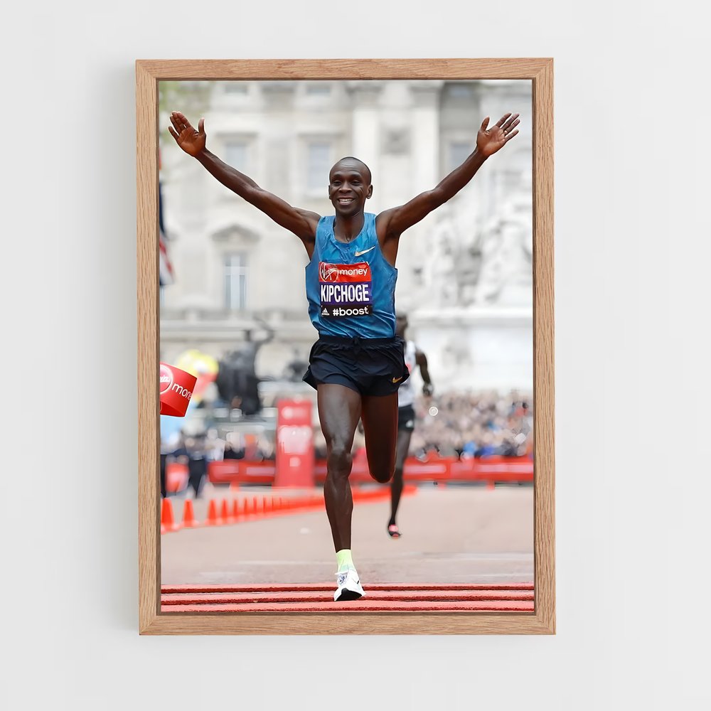 eliud-kipchoge-9 cadre Bois clair