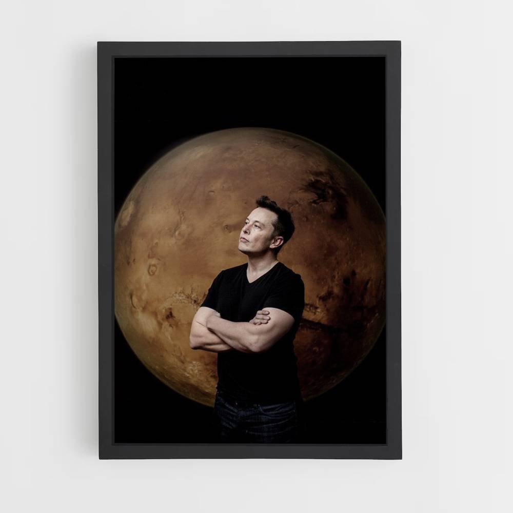 Poster Elon Musk maart