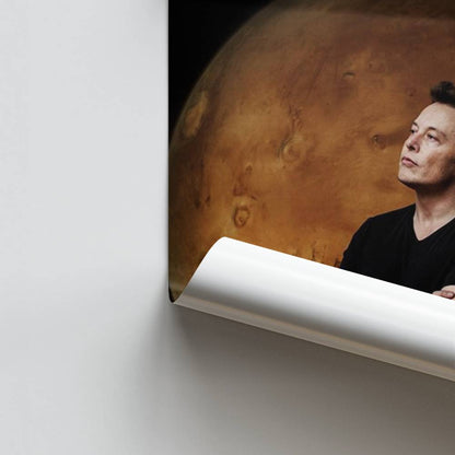 Poster Elon Musk maart