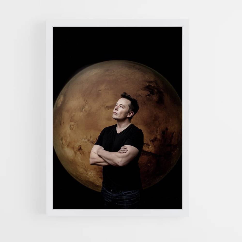 Poster Elon Musk maart