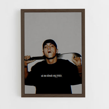 eminem-2 cadre Bois foncé