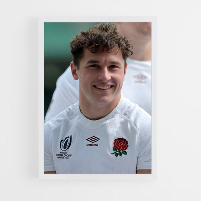 england-rugby-6 cadre Blanc
