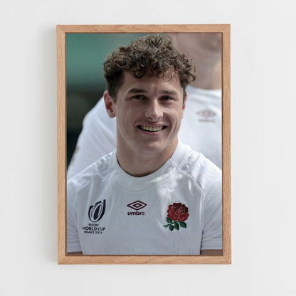 Engeland Rugby portret poster