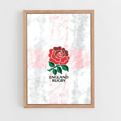 england-rugby-7 cadre Bois clair