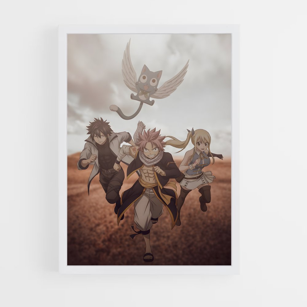 fairy-tail-1 cadre Blanc