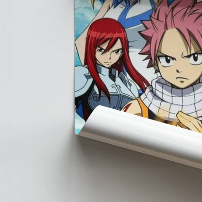 Fairy Tail blauwe hemel Poster