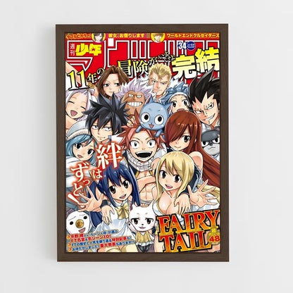 fairy-tail-4 cadre Bois foncé