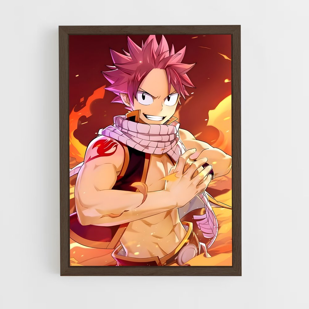 fairy-tail-5 cadre Bois foncé